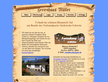Tablet Screenshot of mueller-saupsdorf.de